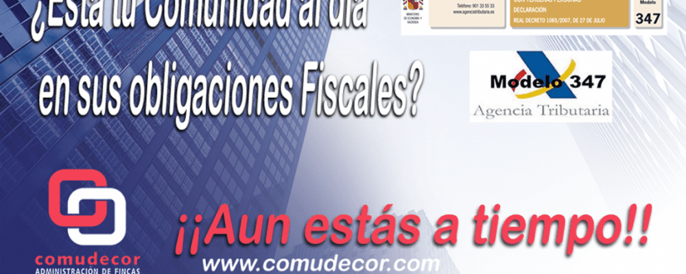 modelo 347 comunidades
